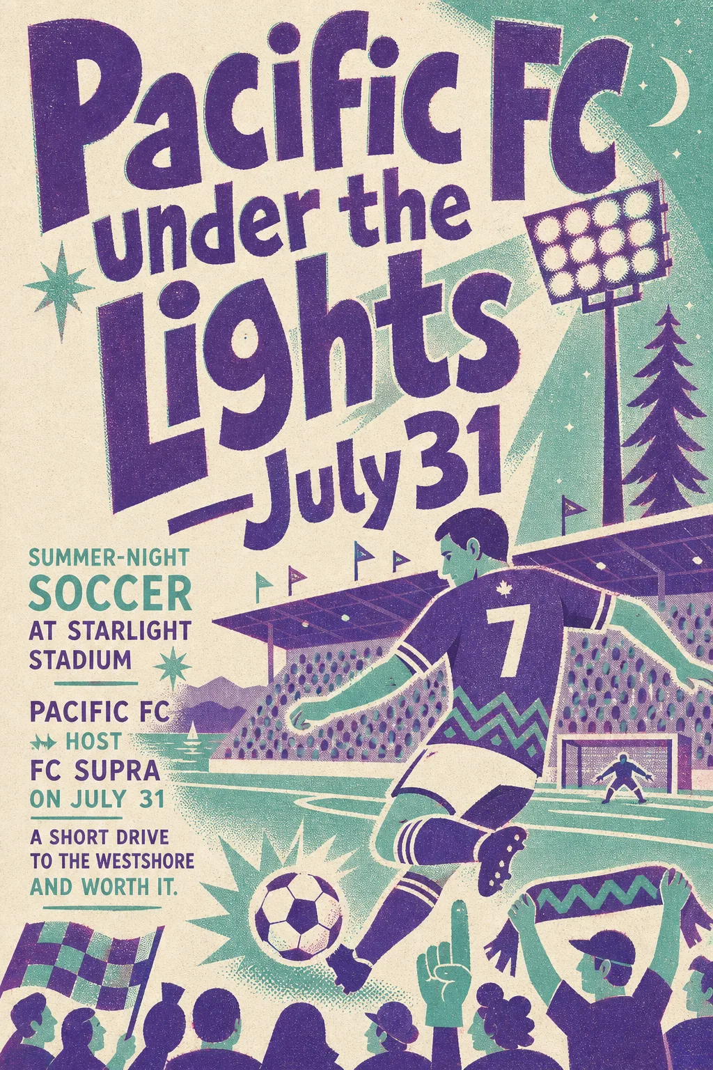 Pacific FC under the lights — July 31