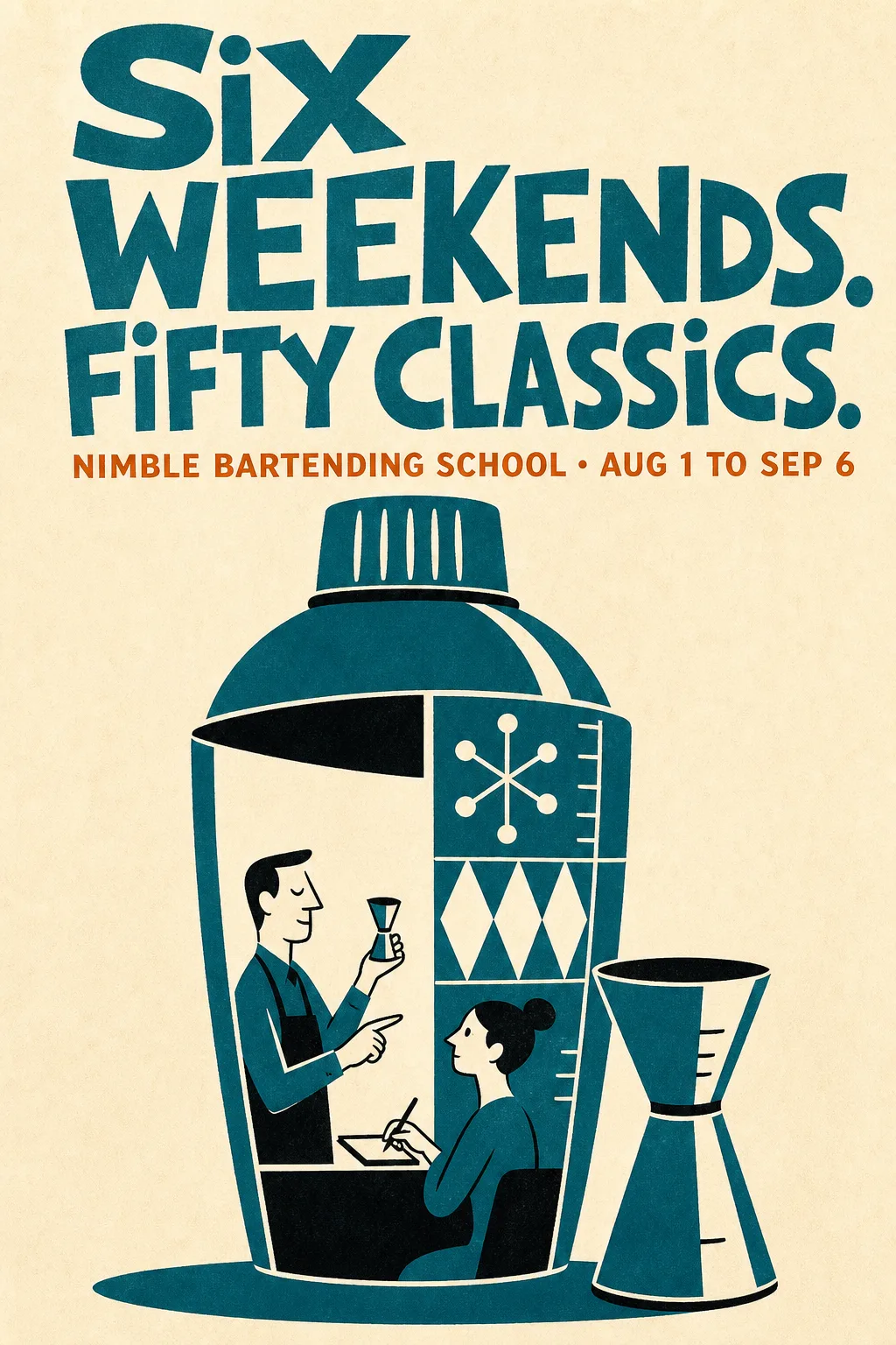Six weekends. Fifty classics.