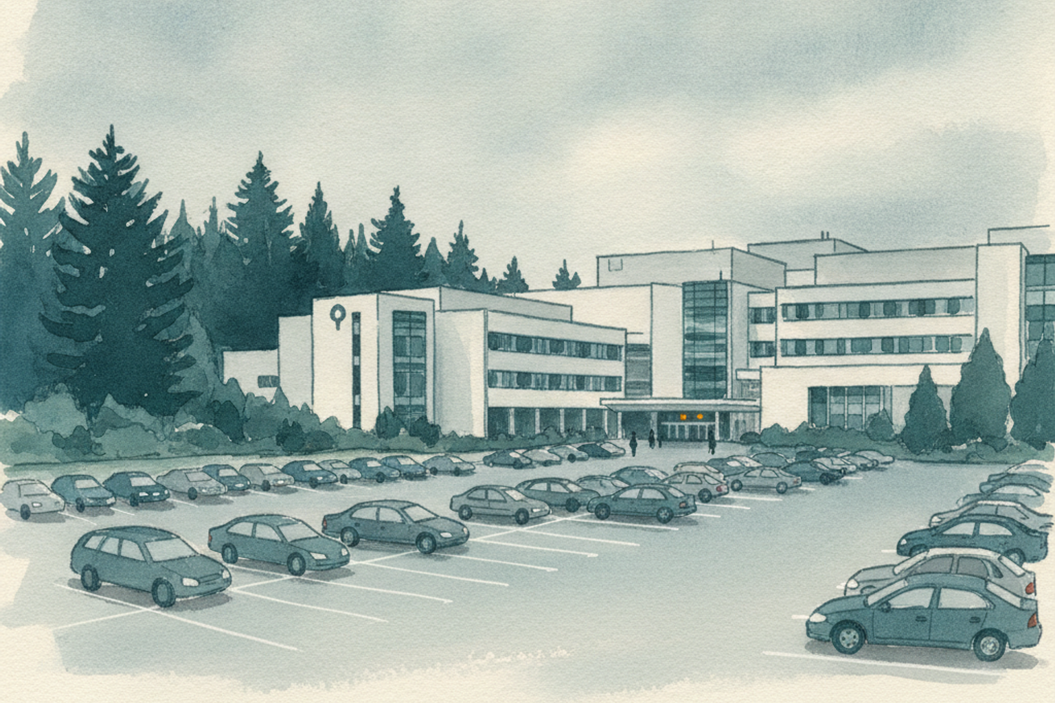 Vic General is losing several trees for 57 parking spots. Island Health says 23 go back in