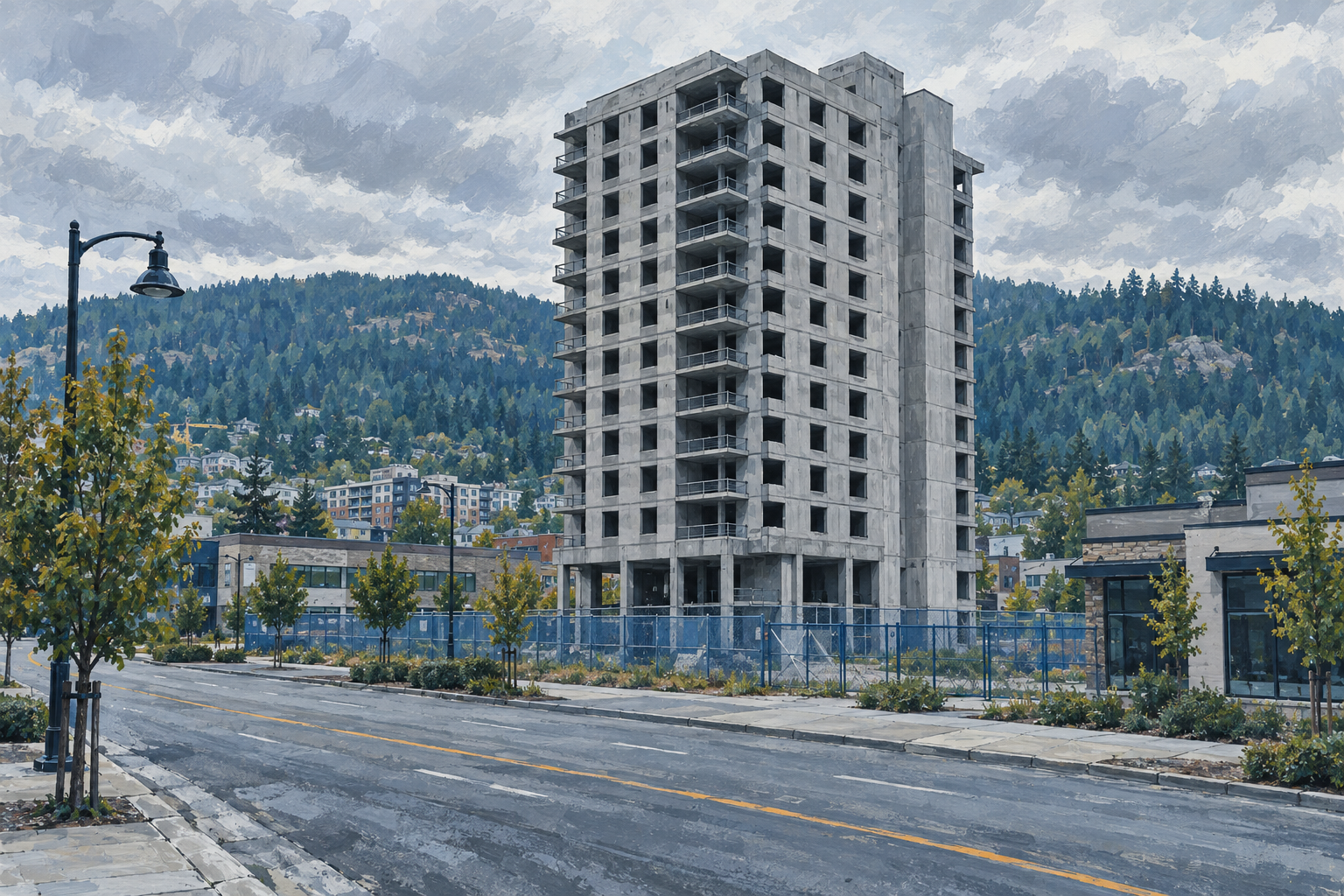 Langford's twice-evacuated Danbrook tower is coming down, and 96 rentals with it