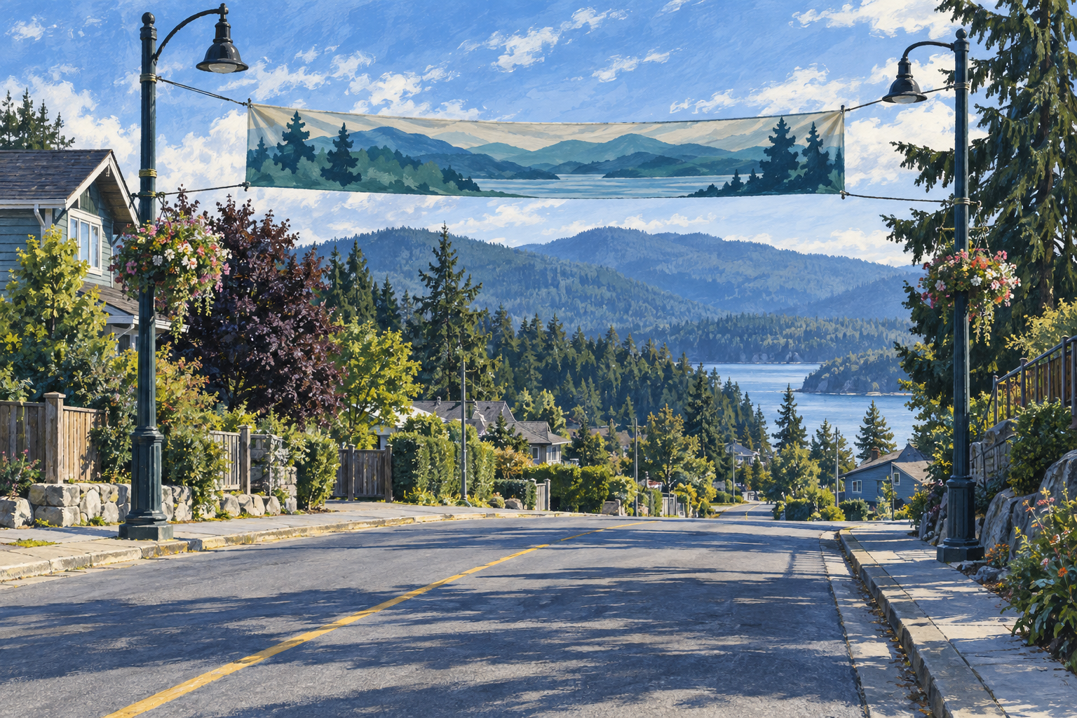 Dinosaurs and a flamingo rider walked Sooke for a drop-in centre that doesn't exist yet