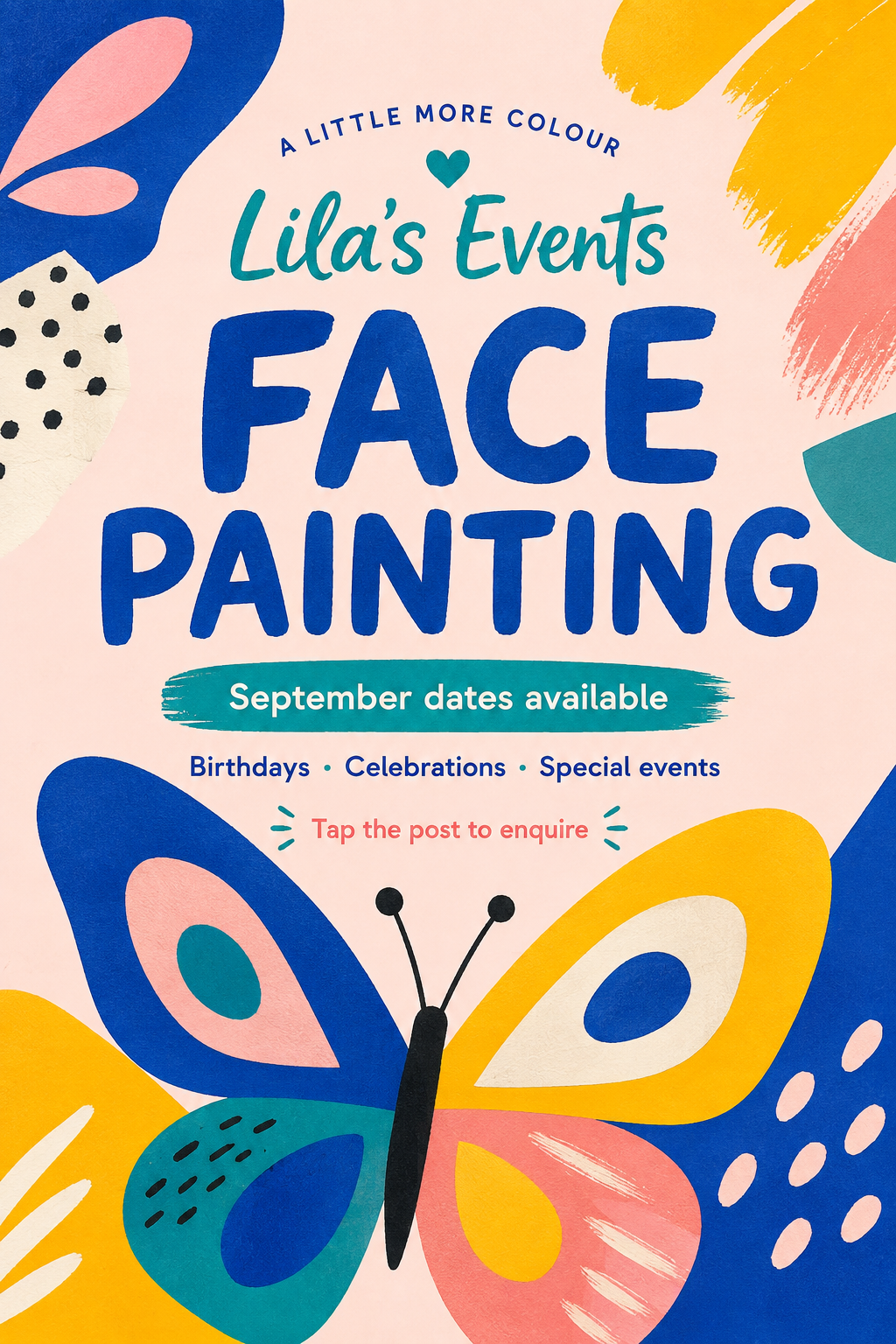 Services: Lila's Events Face Painting