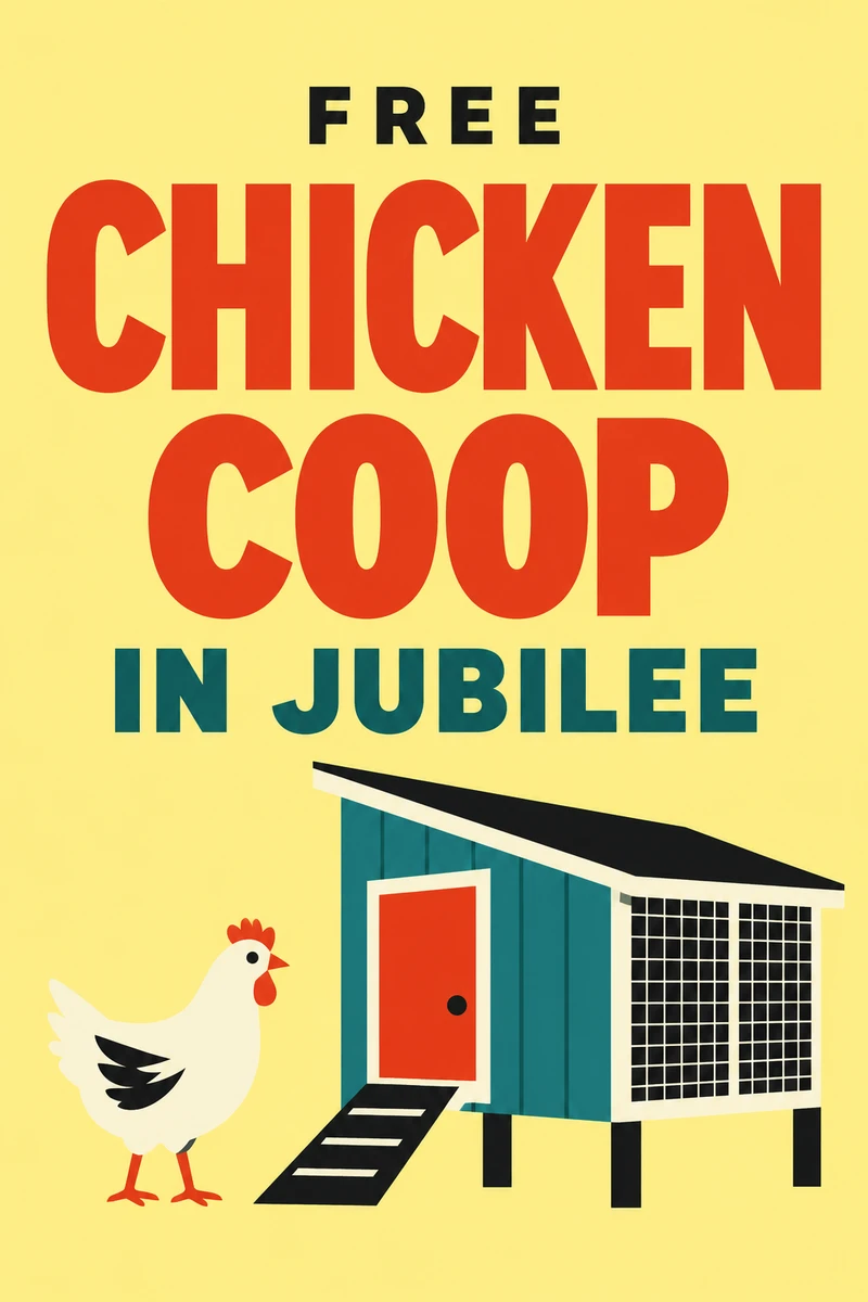 For Sale / Free: Free Chicken Coop in Jubilee